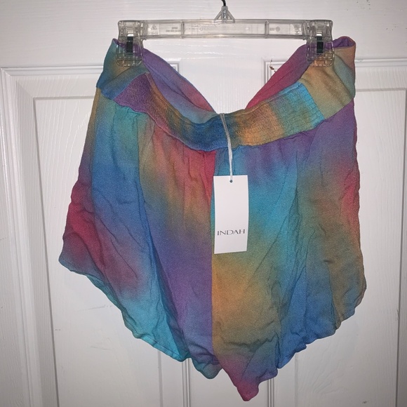 Indah X Revolve Tie Dye Shorts - Picture 3 of 4